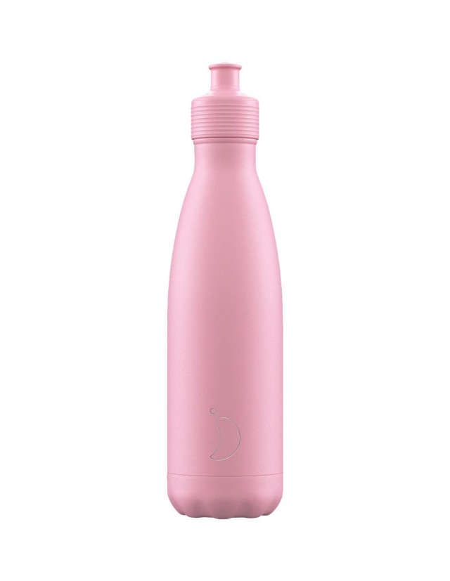 Chillys Original Sport Bottle 500ml, Pastel Pink