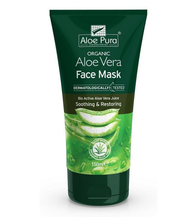 Optima Aloe Pura Organic Aloe Vera Face Mask, Μάσκα Προσώπου 150ml