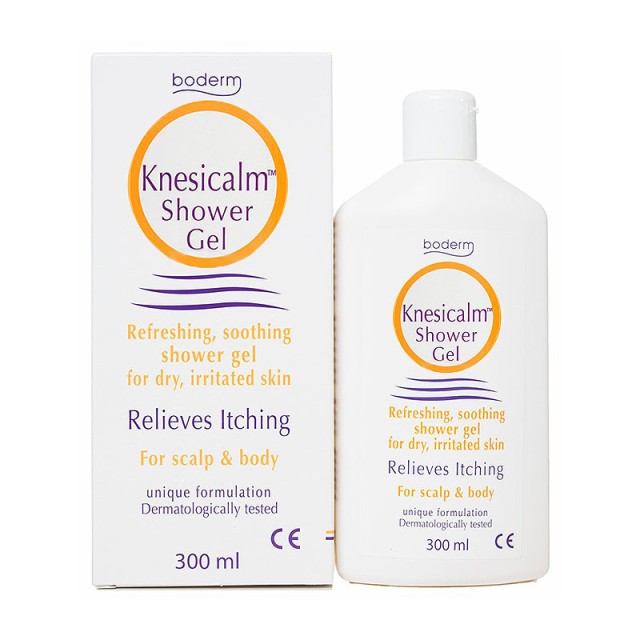 Boderm Knesicalm Shower Gel. Αφρόλουτρο για την Αντιμετώπιση του Κνησμού στο Σώμα & στο Κεφάλι, 300ml