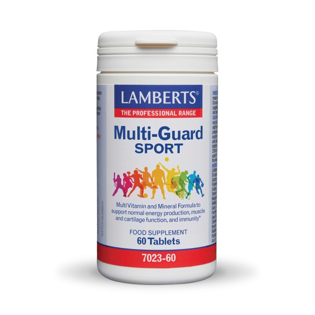 Lamberts Multi Guard® Sport, Πολυβιταμινούχο Σκεύασμα 60 Tabs