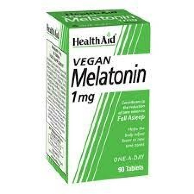 HealthAid Melatonin 1mg, Συμπλήρωμα Διατροφής για την Αϋπνία 90tabs