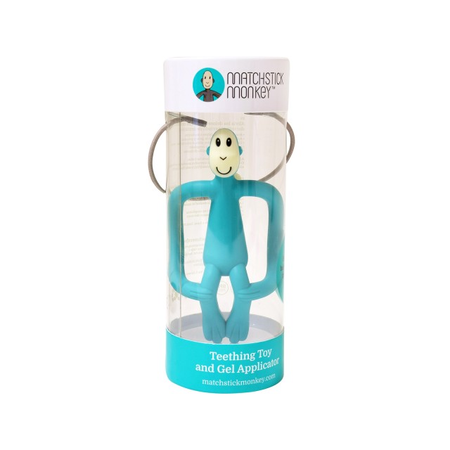 Matchstick Monkey Teething Toy and Gel Applicator Πράσινο