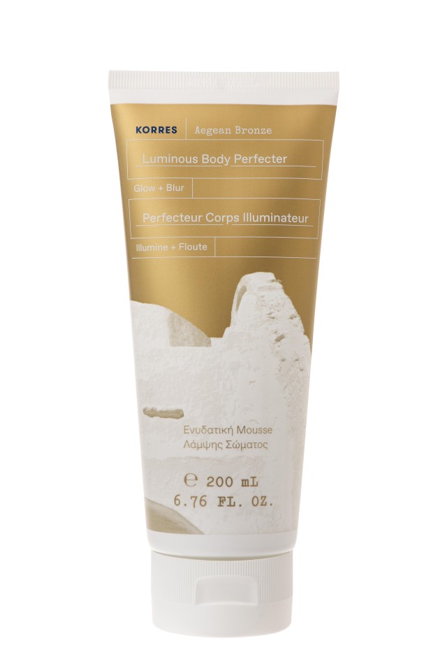 Korres Aegean Bronze Luminous Body Perfecter Ενυδατική Mousse Λάμψης Σώματος 200ml