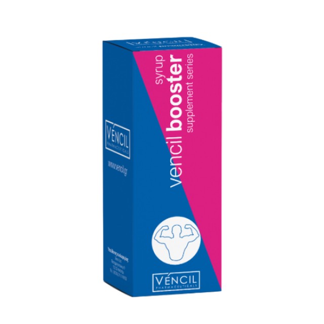 Vencil Booster Syrup Συμπλήρωμα Διατροφής σε Σιρόπι με Εκχύλισμα Black Elderberry για την Ενίσχυση του Ανοσοποιητικού Συστήματος 200ml