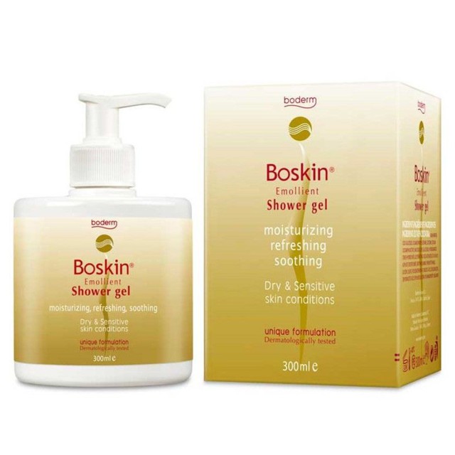 Boderm Boskin Shower Gel Καθαριστικό Σώματος για την Περιποίηση της Ατοπικής & με Δερματικά Προβλήματα Επιδερμίδας 300ml
