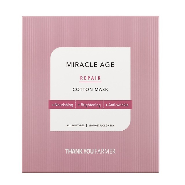 Thank You Farmer Miracle Age Repair Cotton Mask 25ml. Για όλους τους τύπους