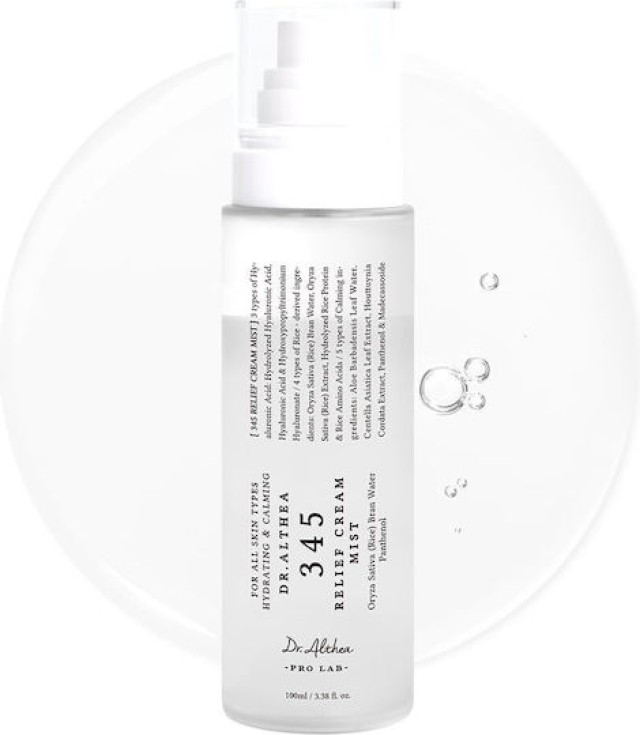 Dr. Althea 345 Relief Cream Mist Διφασικό Ενυδατικό & Καταπραϋντικό Mist Προσώπου Για Τόνωση 100ml