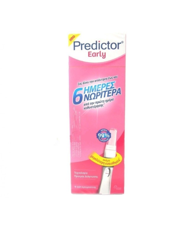 Predictor Early 6 Days Τεστ Εγκυμοσύνης 1τμχ