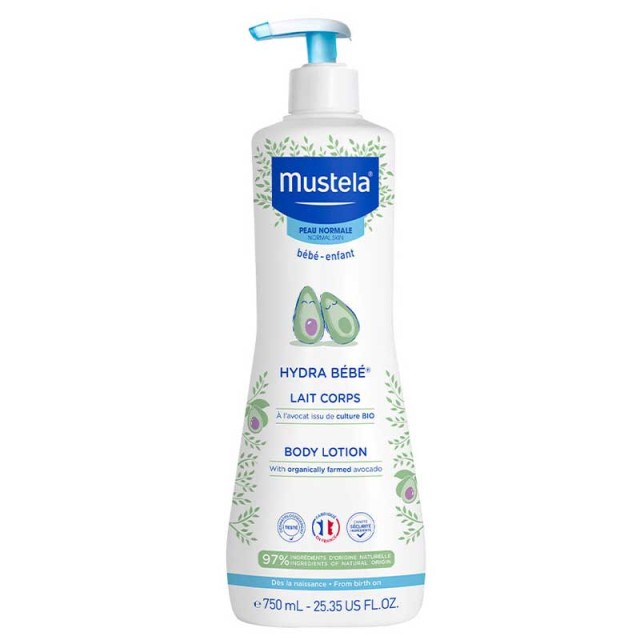 Mustela Hydra Bebe Body Lotion ,Κρέμα Ενυδάτωσης Σώματος 750ml