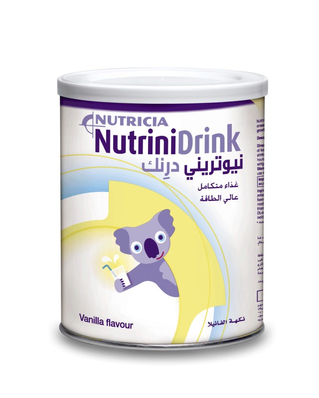 Nutricia Nutrinidrink Powder, πόσιμο σκεύασμα σε μορφή σκόνης κατάλληλο για παιδιά από 1 έτους και άνω με αυξημένες διατροφικές ανάγκες 400γρ