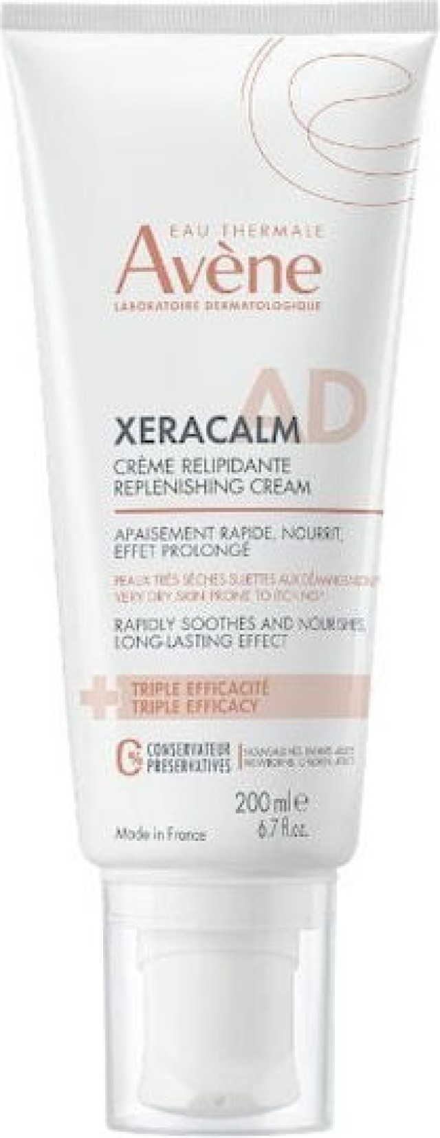 Avene Eau Thermale Xeracalm AD Κρέμα Αναπλήρωσης Λιπιδίων 200ml