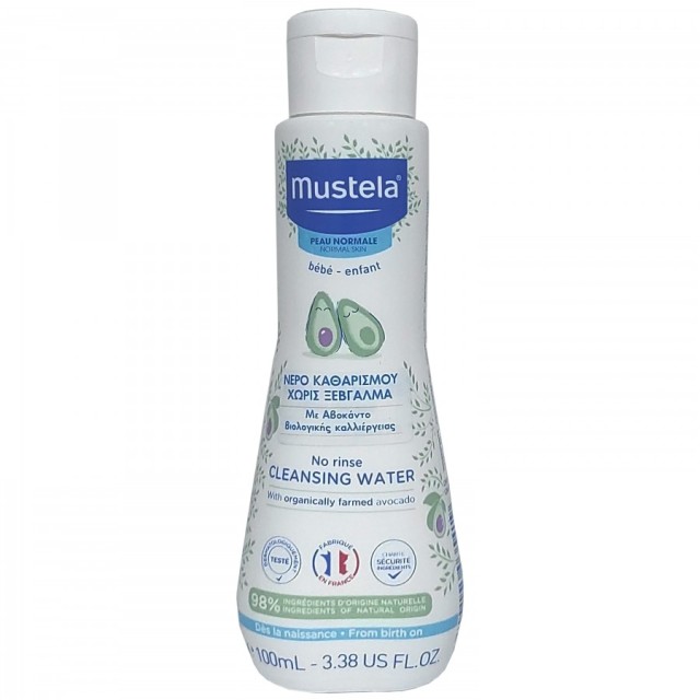 Mustela No-rinse Cleansing Water, Νερό Καθαρισμού χωρίς Ξέβγαλμα 100ml
