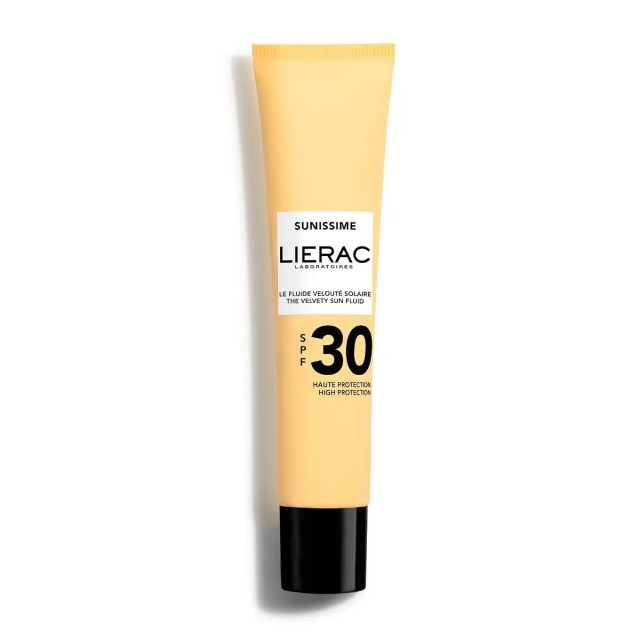 Lierac Sunissime The Velvety Sun Fluid SPF30+ Λεπτόρρευστο Βελούδινο Αντηλιακό Προσώπου 40ml