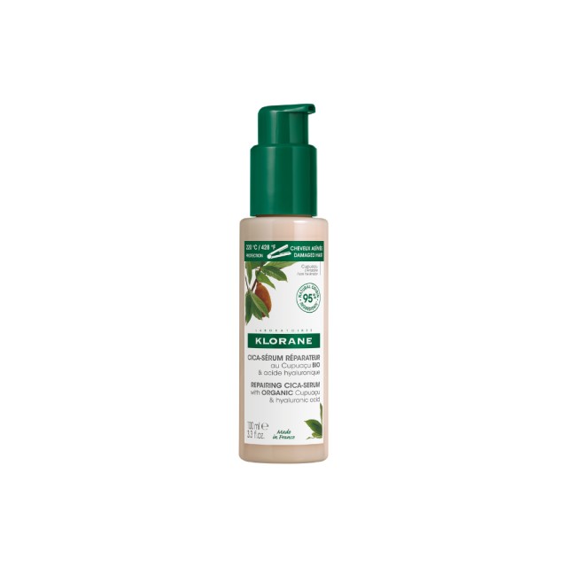 Klorane Cupuacu Cica-Serum Ορός Προστασίας & Επανόρθωσης για Ξηρά-Κατεστραμμένα Μαλλιά 100ml