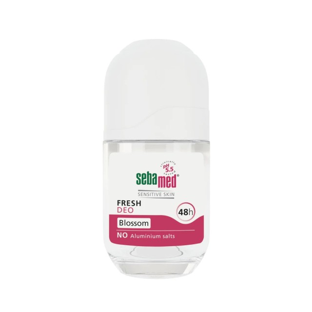 Sebamed Deo Roll-on Fresh Blossom, Αποσμητικό για Ευαίσθητες Επιδερμίδες 50ml