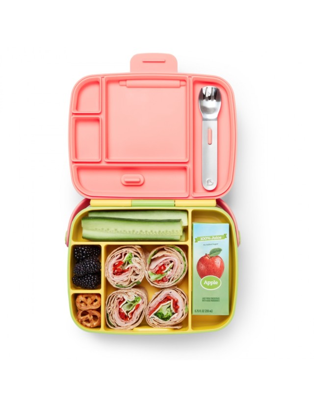 Munchkin Bento Lunch Box Yellow/Pink