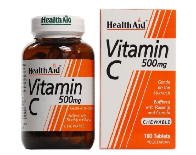 Health Aid Vitamin C 500mg Chewable 100 μασώμενα δισκία