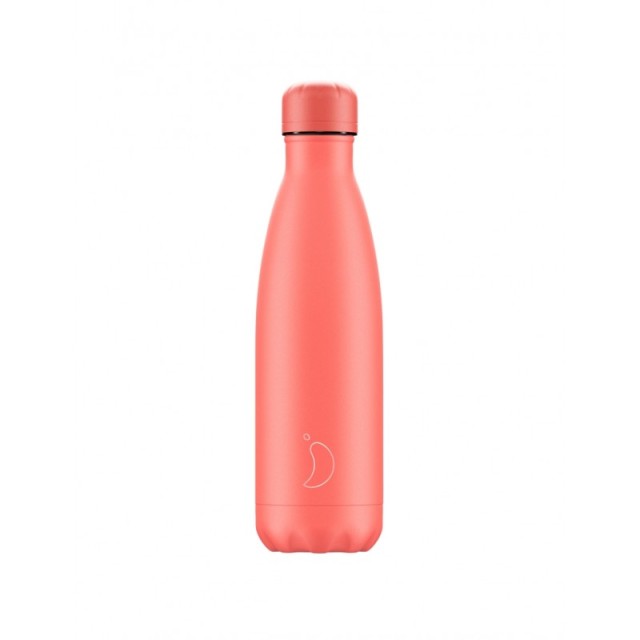 Chillys Μπουκάλι Θερμός 500ml, All Pastel Edition Coral