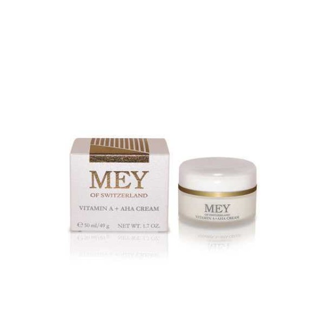 Mey Vitamin A & AHA Cream Κρέμα Αντιγήρανσης 50ml