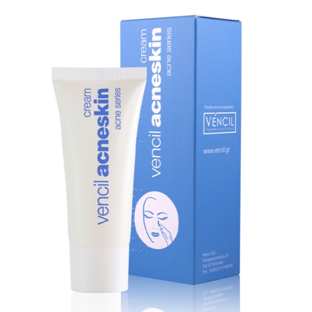 Vencil Acneskin Cream Ειδικά Σχεδιασμένη Κρέμα για Λιπαρό & Ακνεϊκό Δέρμα 30ml