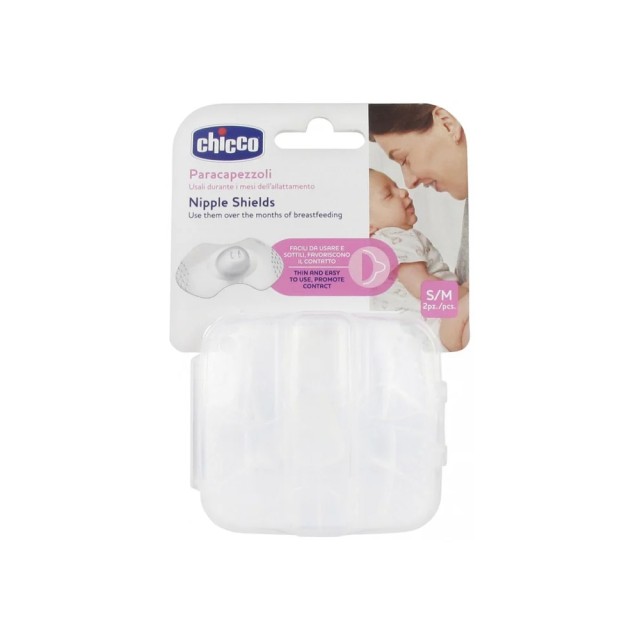 Chicco Δίσκοι Στήθους Σιλικόνης S/M 2τμχ.