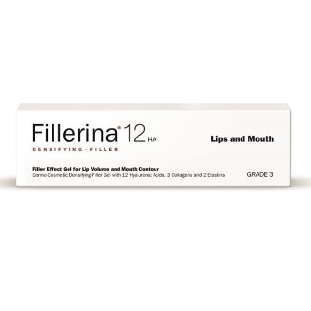 Fillerina 12HA Densifying Filler Lips & Mouth Grade 3 Αύξηση Όγκου στα Χείλη & Γέμισμα των Ρυτίδων Περιστοματικά 7ml