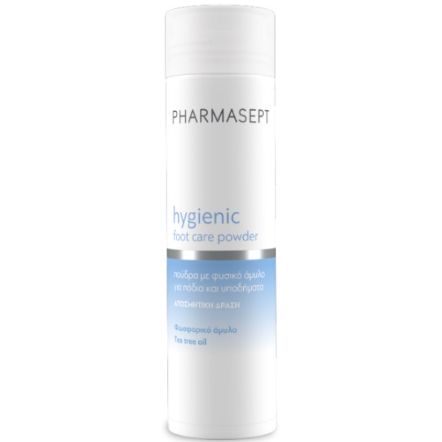 Pharmasept Hygienic Foot Care Powder,  Πούδρα με Φυσικό Άμυλο για Πόδια & Υποδήματα 70gr
