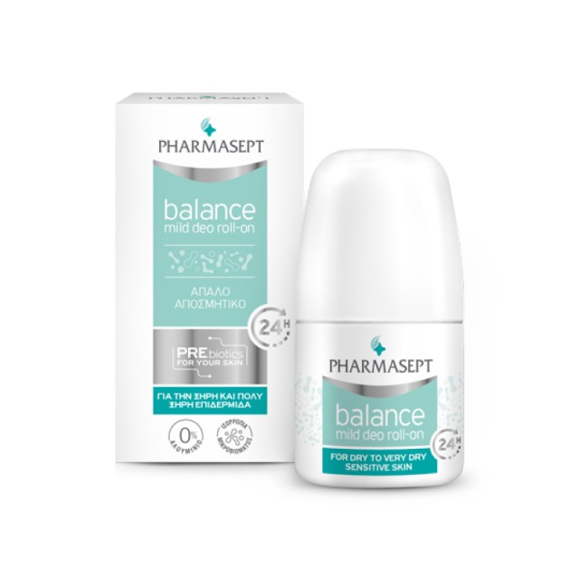 Pharmasept Balance Mild Deo Roll-On Απαλό Αποσμητικό 50ml