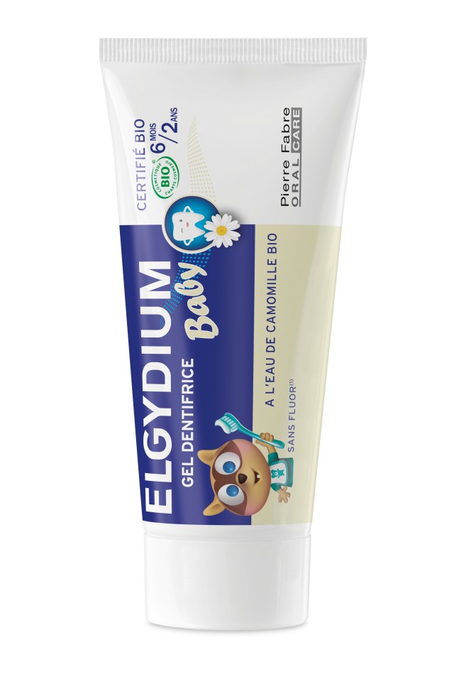 Elgydium Baby Βρεφική Οδοντόκρεμα, Πιστοποιημένη Βιολογική, Από 6 Μηνών έως 2 Ετών 30ml
