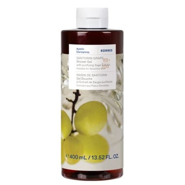 Korres Αφρόλουτρο Αμπέλι Σαντορίνης 400ml