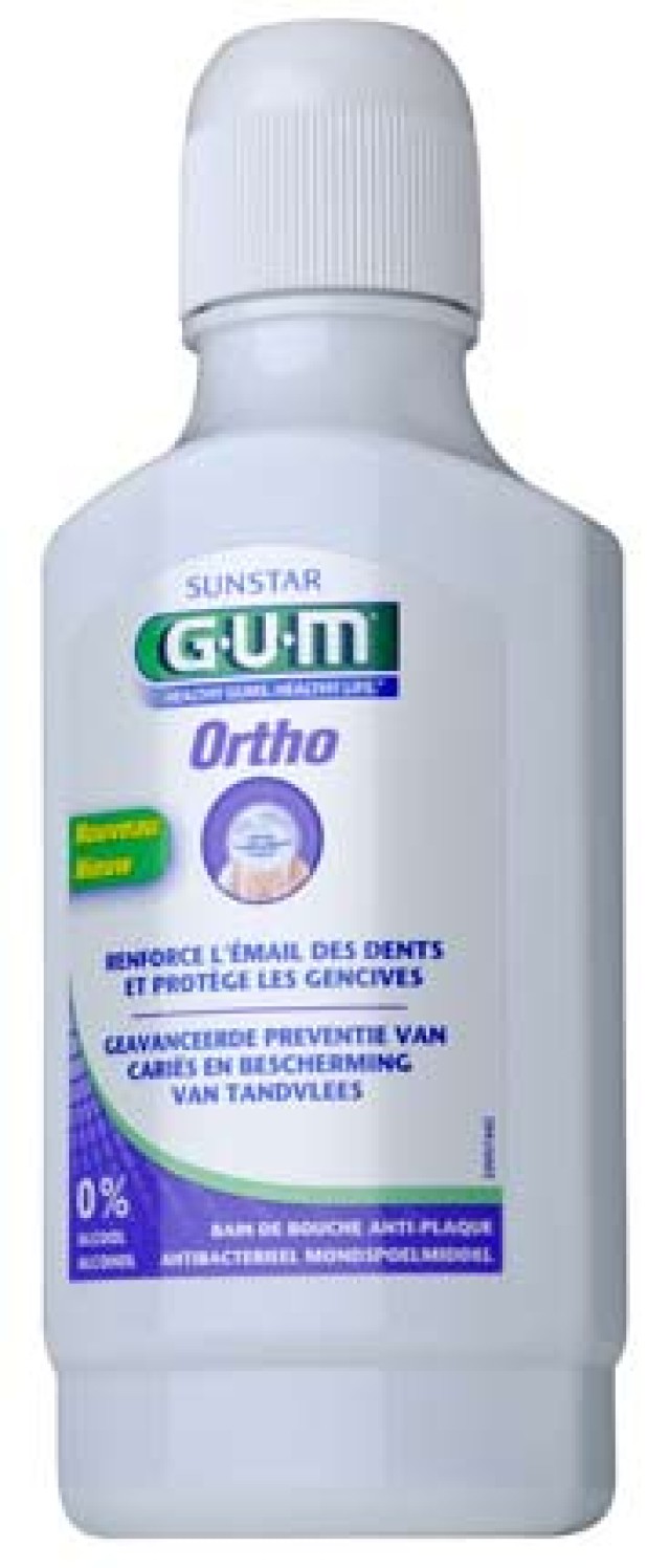 Gum 3090 Ortho Mouthrinse, Ορθοδοντικό Στοματικό Διάλυμα 300ml