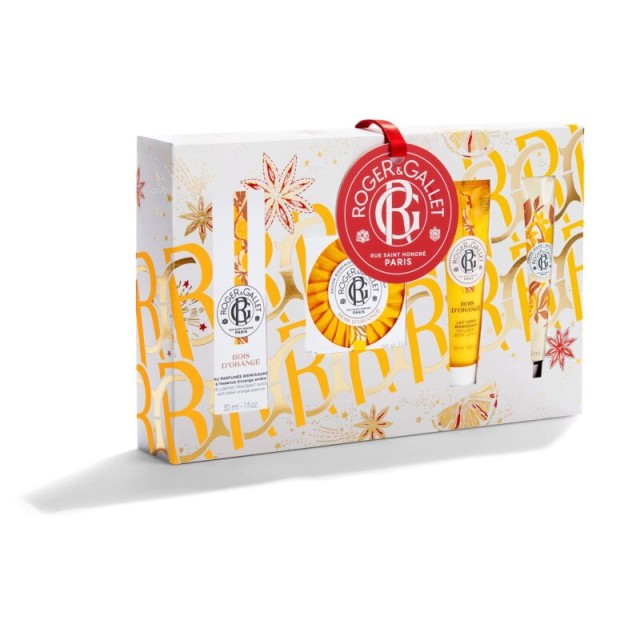 Roger & Gallet Promo Bois d Orange Fragrant Water Άρωμα 30ml & Perfumed Soap Αρωματικό Σαπούνι 100gr & Body Lotion Γαλάκτωμα Σώματος 50ml & Hand Cream Κρέμα Χεριών 30ml