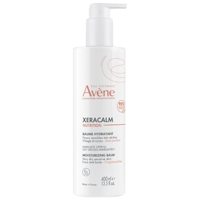 Avene Xeracalm Nutrition Moisturizing Baume Ενυδατικό Βάλσαμο Προσώπου & Σώματος για Ξηρές & Ευαίσθητες Επιδερμίδες 400ml