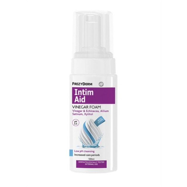 Frezyderm Intim Aid Vinegar Foam pH 3.5 Αφρός Καθαρισμού της Ευαίσθητης Περιοχής 100ml