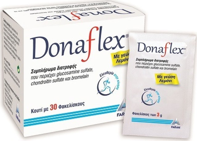 Faran Donaflex Συμπλήρωμα Διατροφής για Αρθρώσεις & Οστά 30 Φακελίσκοι