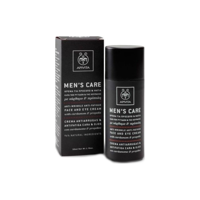 Apivita Mens Care Κρέμα για Πρόσωπο & Μάτια με Κάρδαμο & Προπόλη 50ml