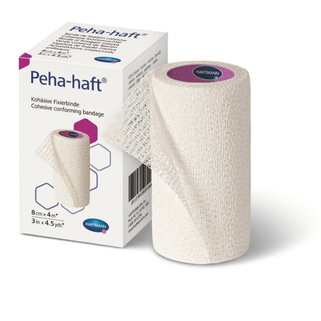 Hartmann Peha-haft 8cm x 4m Στερεωτικός Αυτοκόλλητος Επίδεσμος