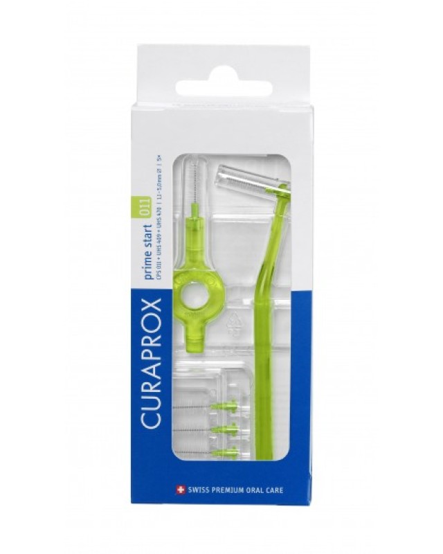 Curaprox Prime Start 011 Μεσοδόντια Βουρτσάκια με Λαβές x5