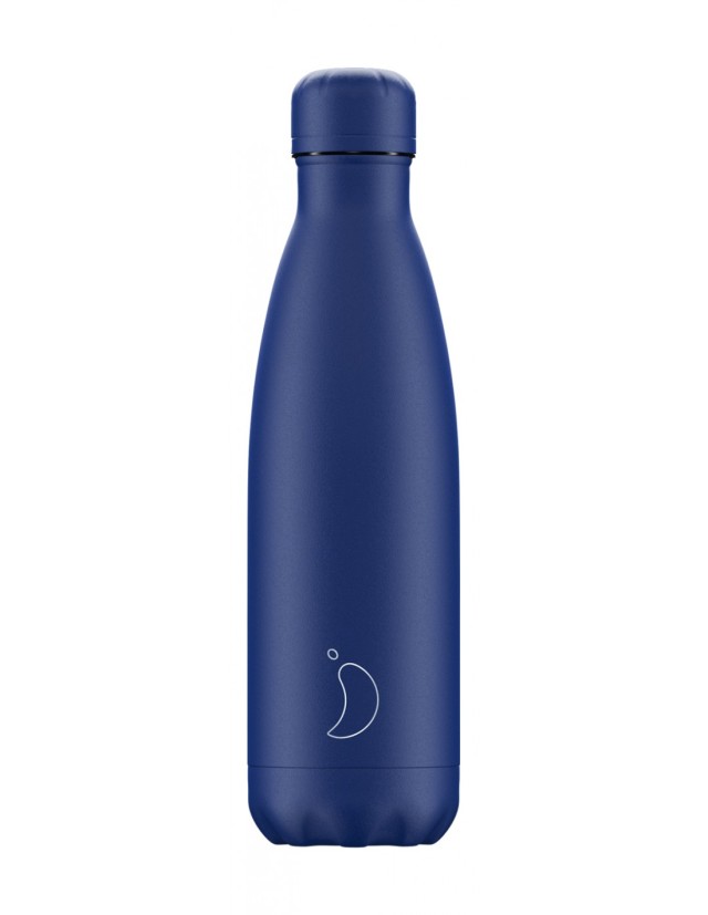 Chillys Μπουκάλι Θερμός 500ml, All Blue Matte Edition