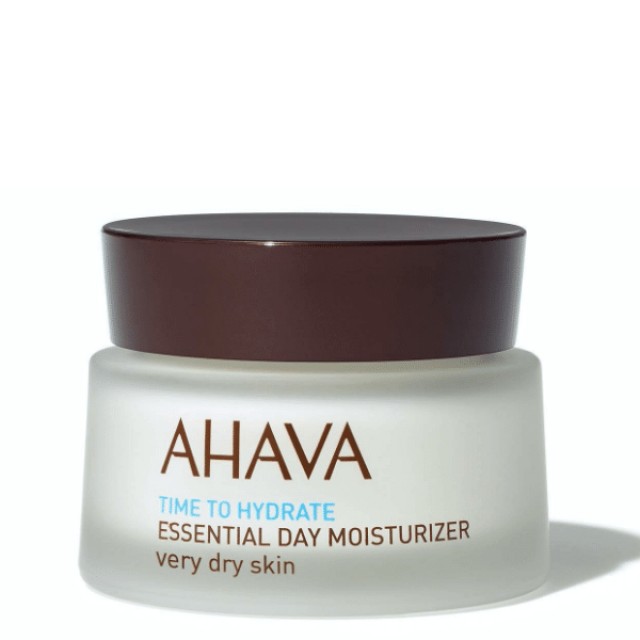 Ahava Time to Hydrate, Essential Day Moisturizer, Very Dry Skin, Ενυδατική Προσώπου για πολύ Ξηρό Δέρμα 50ml