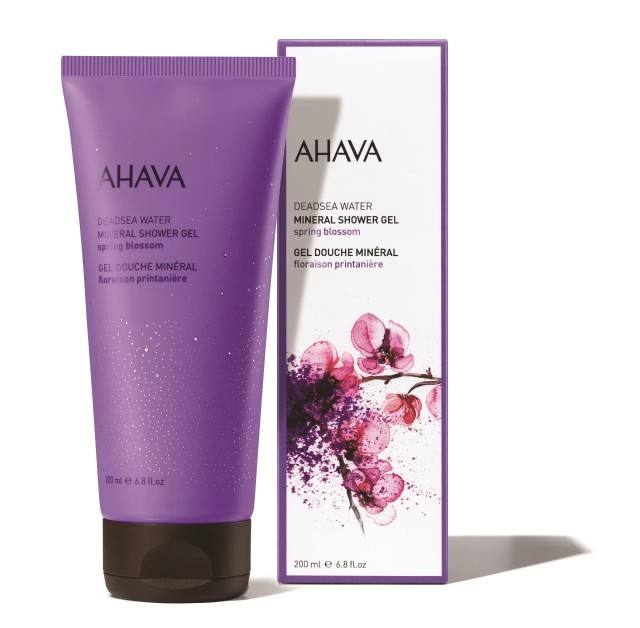 Ahava Deadsea Water Mineral Shower Gel Spring Blossom, Αφρόλουτρο Άρωμα Ανοιξιάτικου Άνθους 200ml