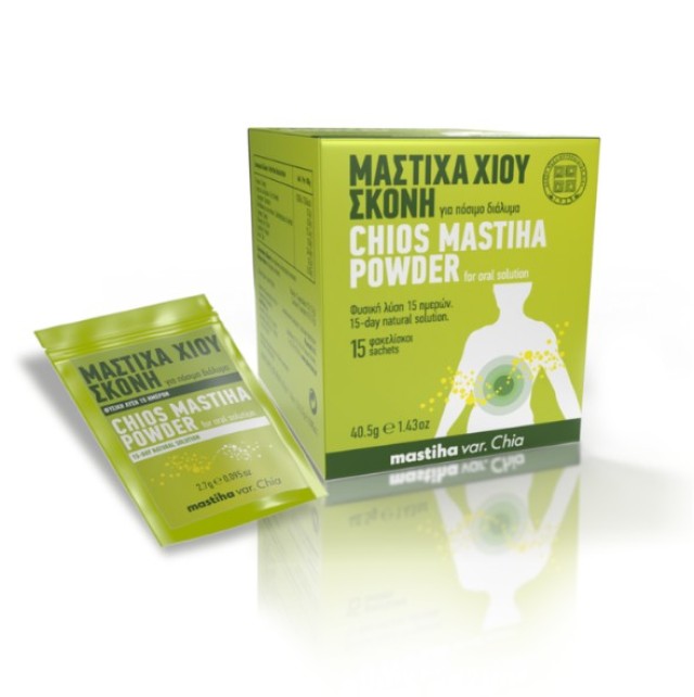 Pharmaq Mastiha Μαστίχα Χίου Σκόνη για Πόσιμο Διάλυμα 15 sachets