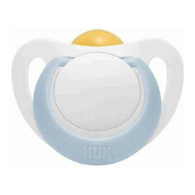 NUK Star Ορθοδοντική Πιπίλα Latex 0-6m, Χρώμα Γαλάζιο 1 Τεμάχιο