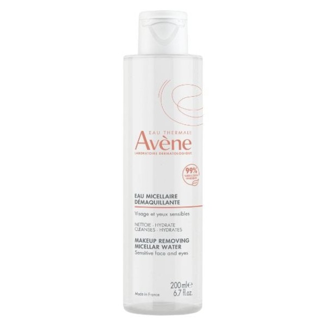 Avene Eau Micellaire Demaquillante, Νερό Καθαρισμού & Ντεμακιγιάζ 200ml