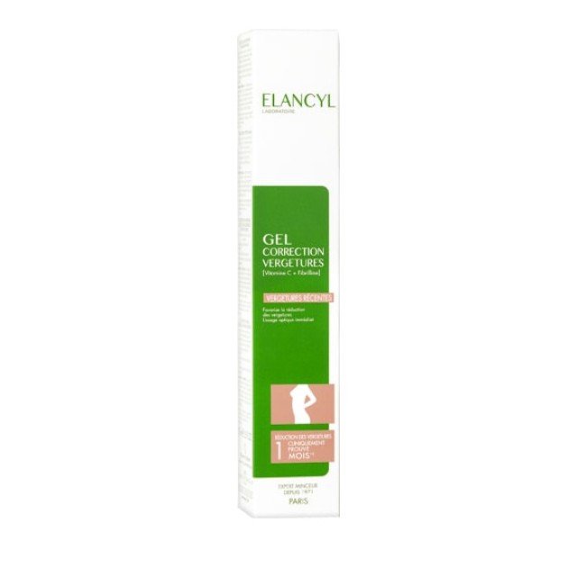 Elancyl Stretch Mark Correction Gel, Μείωση Πρόσφατα Εγκατεστημένων Ραγάδων 75ml