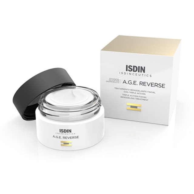 ISDIN A.G.E. Reverse Θεραπεία Αναδιαμόρφωσης Προσώπου Τριπλής Δράσης 51,5gr