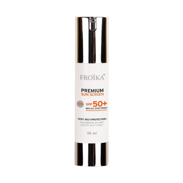 Froika Premium Sun Screen SPF50+ Νέα Γενιά Φωτοπροστασίας Κατά της Γήρανσης 50ml