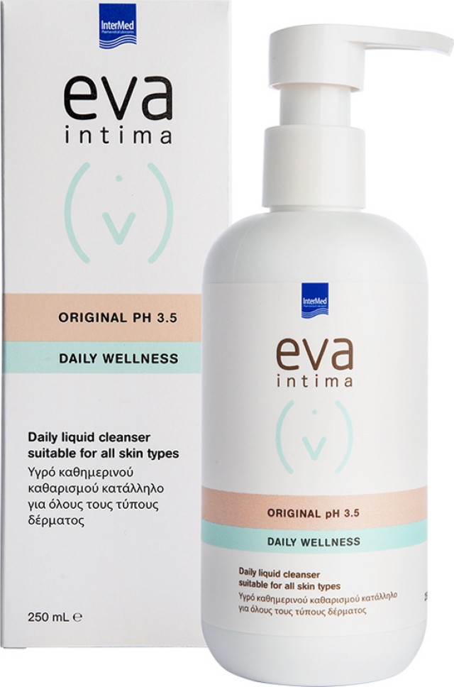 Intermed Eva Intima Original pH 3.5 Daily Wellness Υγρό Καθημερινού Καθαρισμού 250ml