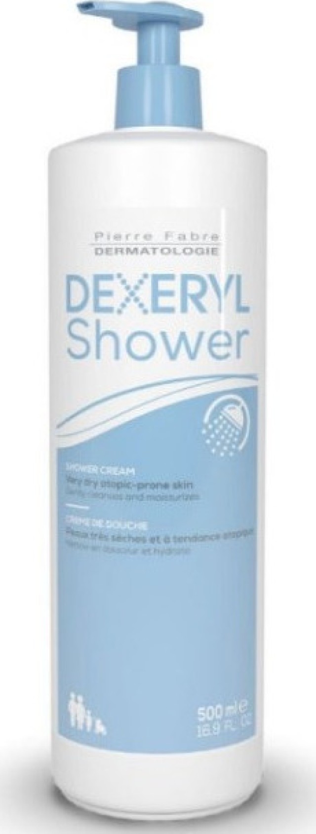 Dexeryl Shower Cream 500ml Κρέμα Καθαρισμού & Ενυδάτωσης για Πολύ Ξηρό & Ατοπικό Δέρμα 500ml