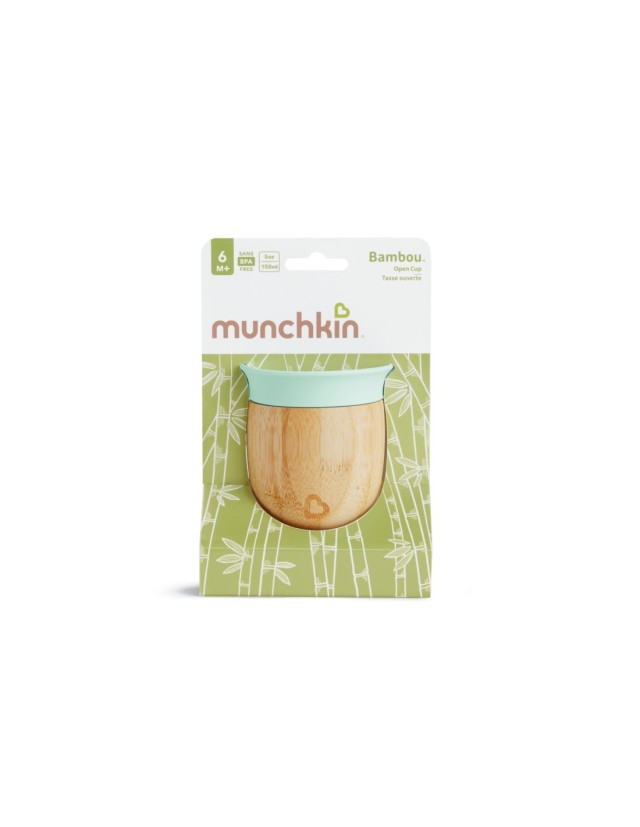 Munchkin Bambou Open Cup 6m+, Οικολογικό Κύπελλο από Μπαμπού 150ml